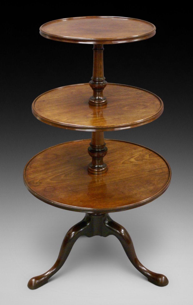 A Fine George III Mahogany Dumb Waiter