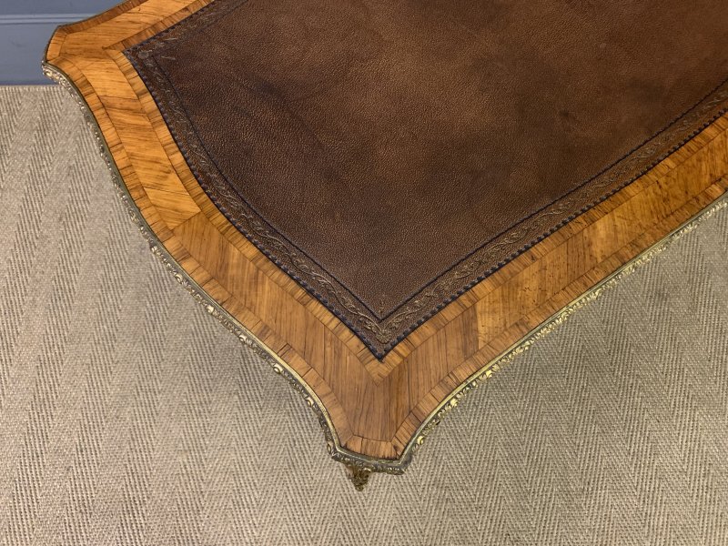 French Tulip Wood Bureau Plat - Image 18