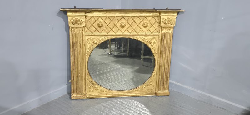 Fine Regency Overmantle Mirror - Image 3