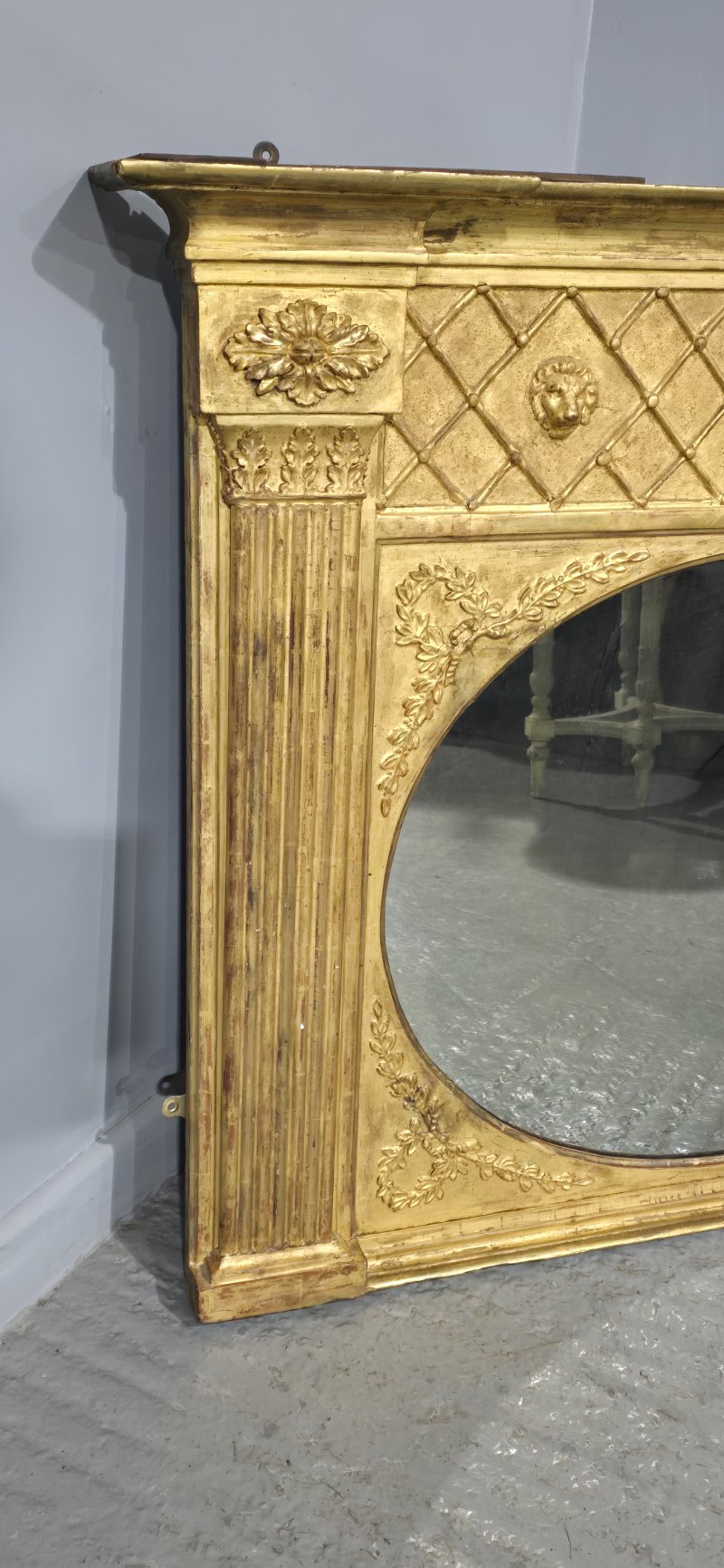 Fine Regency Overmantle Mirror - Image 6