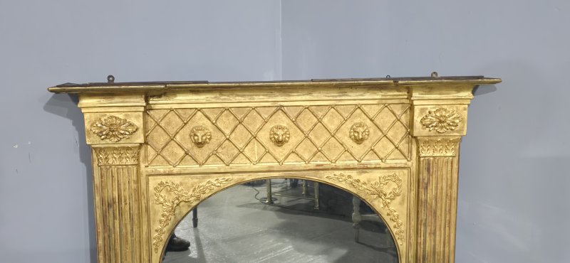 Fine Regency Overmantle Mirror - Image 4