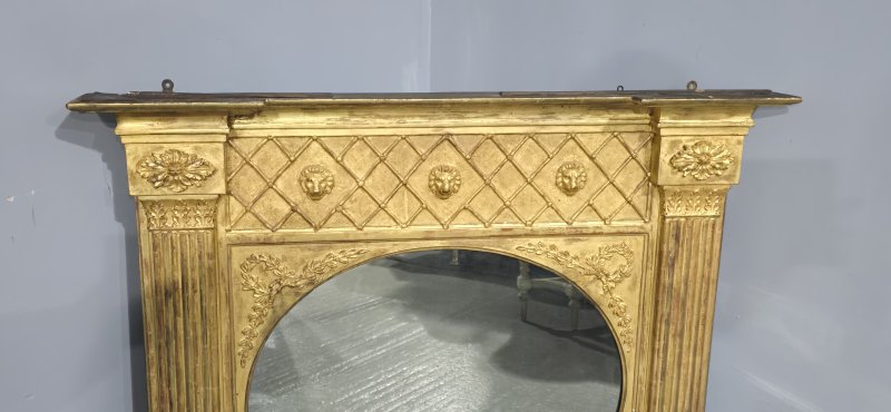 Fine Regency Overmantle Mirror - Image 2