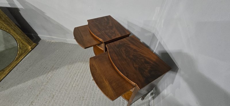 Fine Pair English Mahogany Bedside Lamp Cabinets - Image 10