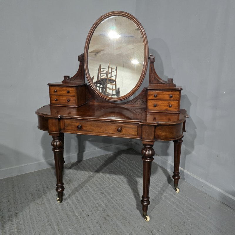 Victorian Mahogany Dressing Table - Image 5