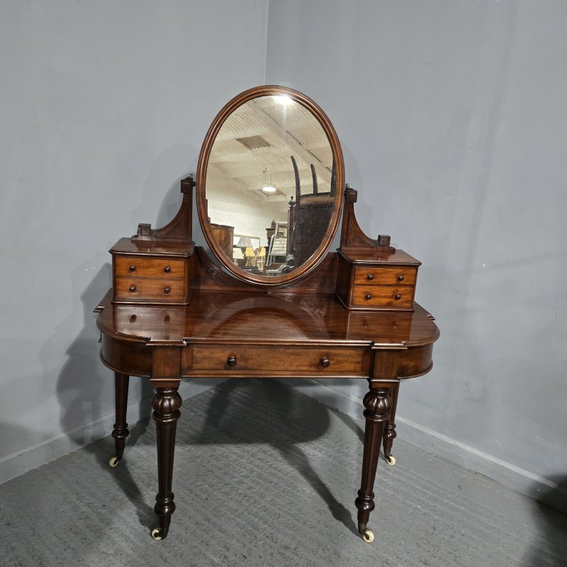 Victorian Mahogany Dressing Table - Image 6