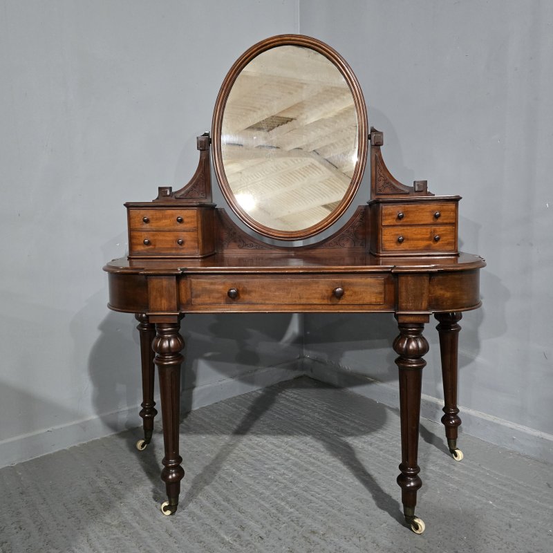 Victorian Mahogany Dressing Table - Image 9