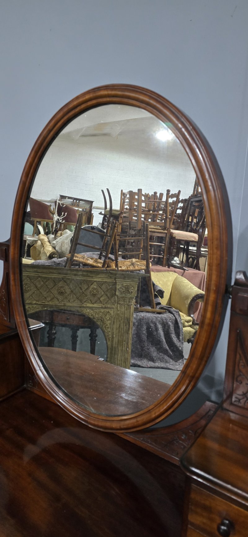 Victorian Mahogany Dressing Table - Image 3
