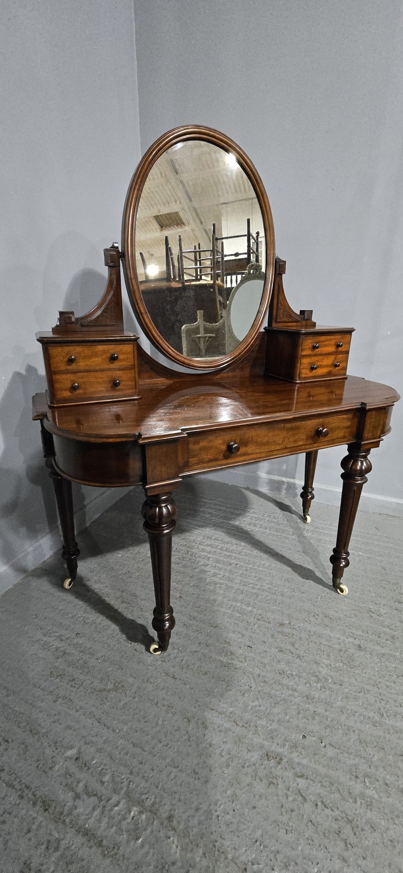 Victorian Mahogany Dressing Table - Image 15