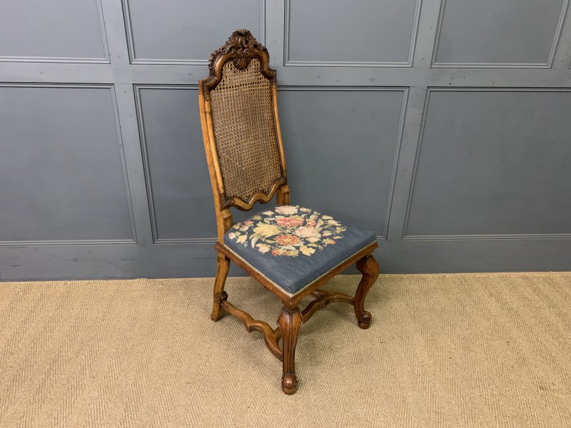 Pair of William and Mary Style Walnut Chairs by Waring & Gillow - Image 5