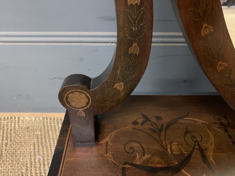 Large Scale Georgian Inlaid Toilet Mirror - Image 10