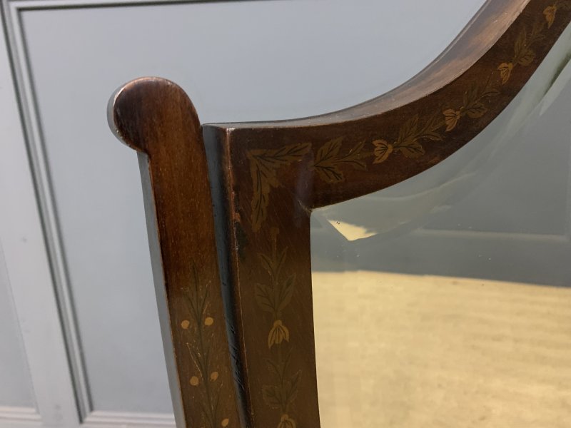 Large Scale Georgian Inlaid Toilet Mirror - Image 3