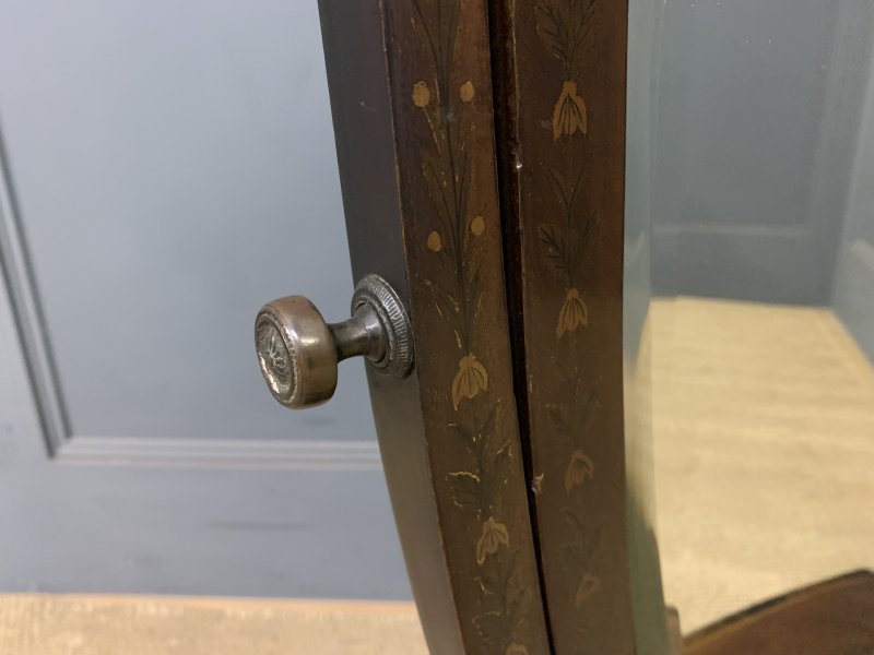 Large Scale Georgian Inlaid Toilet Mirror - Image 4