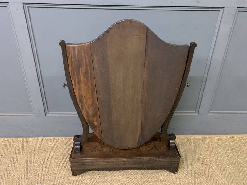 Large Scale Georgian Inlaid Toilet Mirror - Image 6