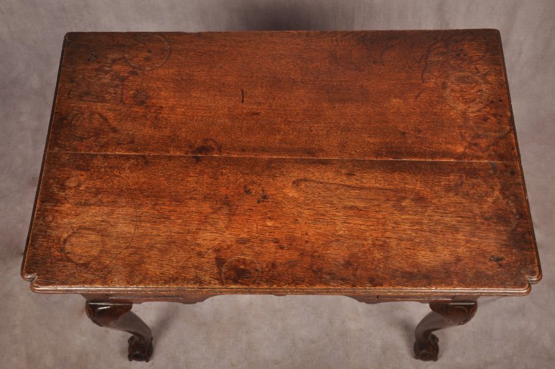 Rare Early 18th Century Oak Side Table - Image 16