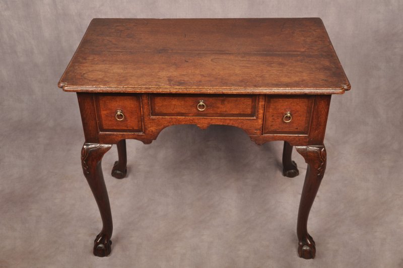 Rare Early 18th Century Oak Side Table - Image 17