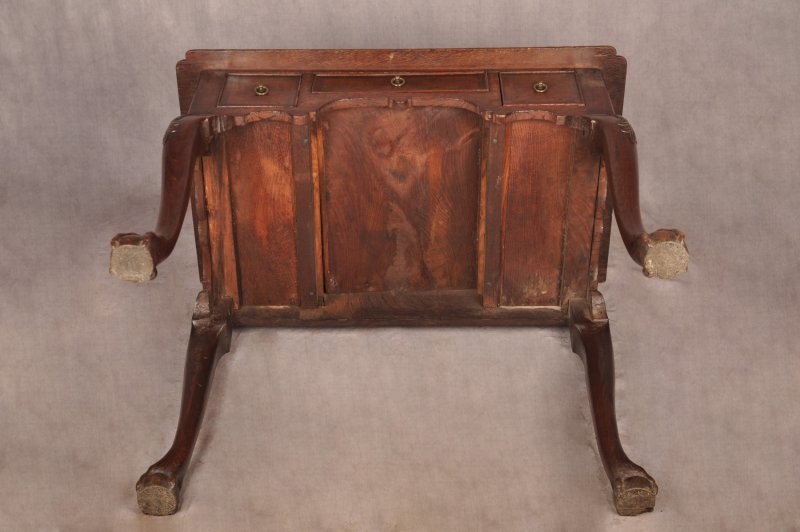 Rare Early 18th Century Oak Side Table - Image 19