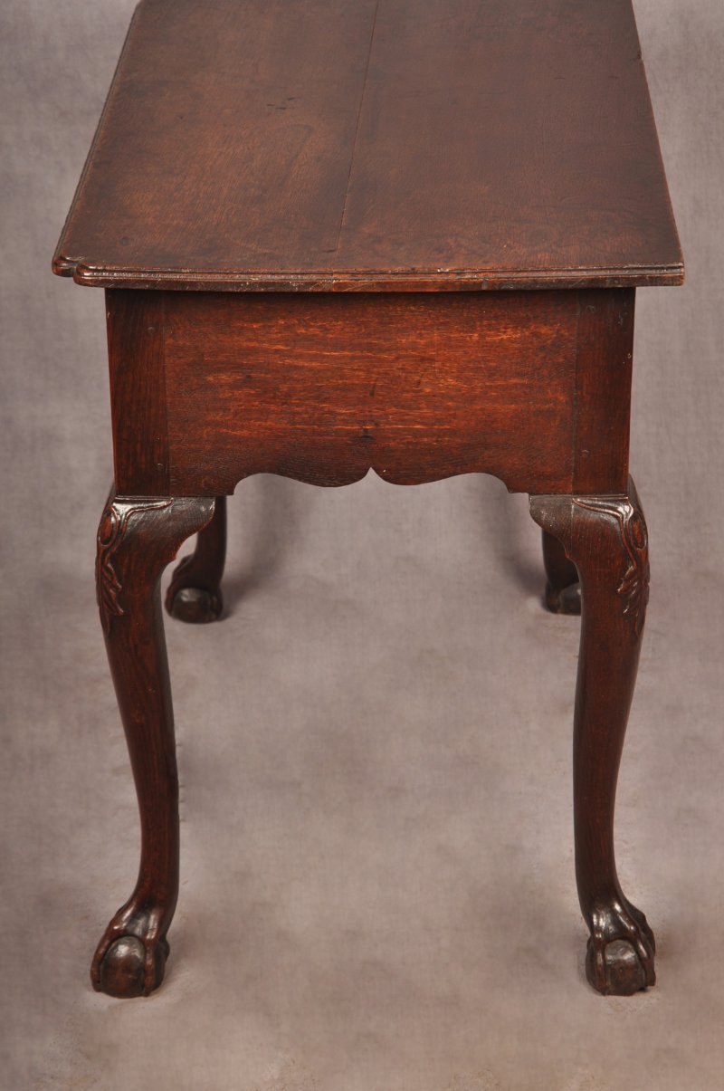 Rare Early 18th Century Oak Side Table - Image 18