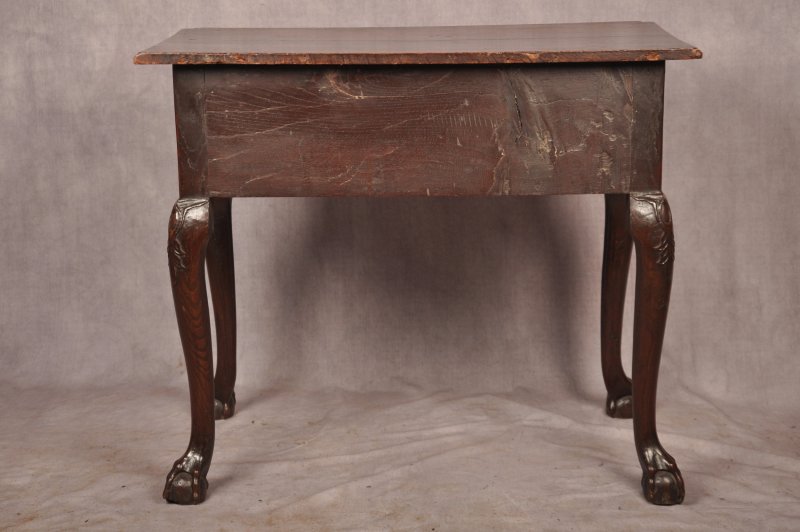 Rare Early 18th Century Oak Side Table - Image 20
