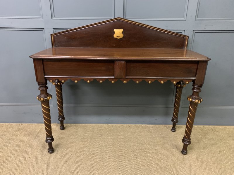 Victorian Mahogany Hall Table - Image 4