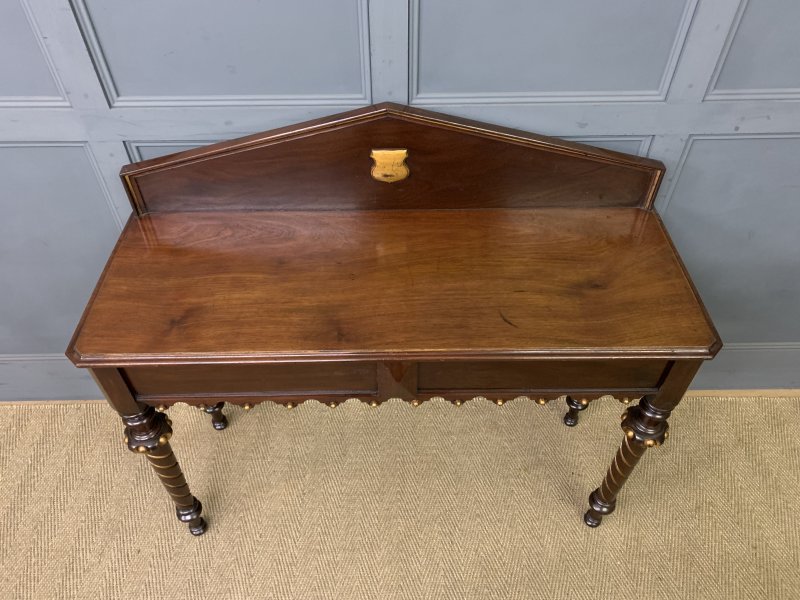 Victorian Mahogany Hall Table - Image 11