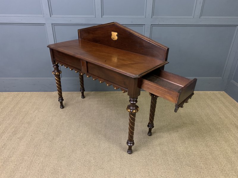 Victorian Mahogany Hall Table - Image 12