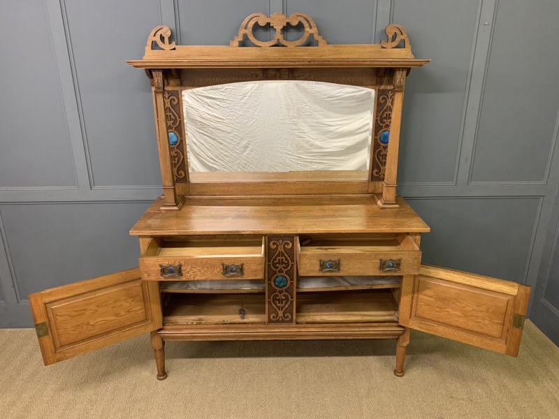 Arts & Crafts Period Oak Sideboard - Image 6