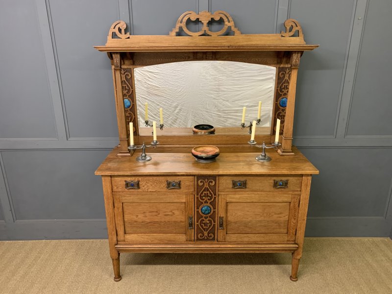 Arts & Crafts Period Oak Sideboard - Image 7