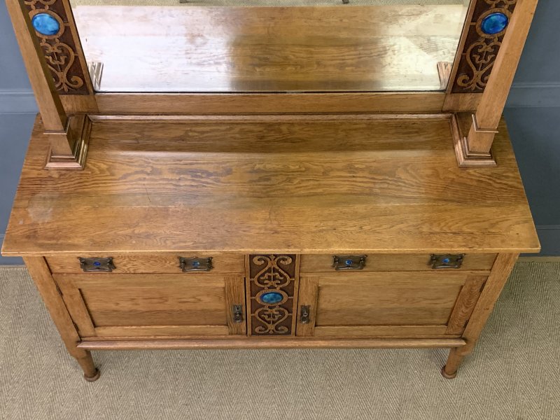 Arts & Crafts Period Oak Sideboard - Image 12