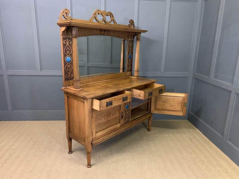 Arts & Crafts Period Oak Sideboard - Image 15