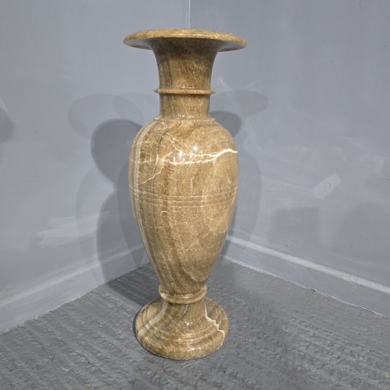 Huge Carved Alabaster Vase