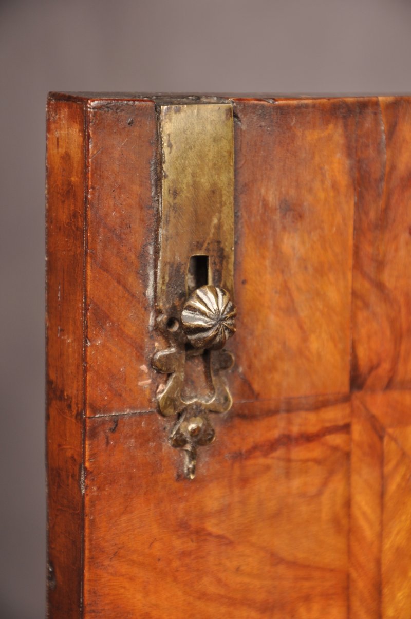 17th Century Olive Wood Oyster Cabinet - Image 7