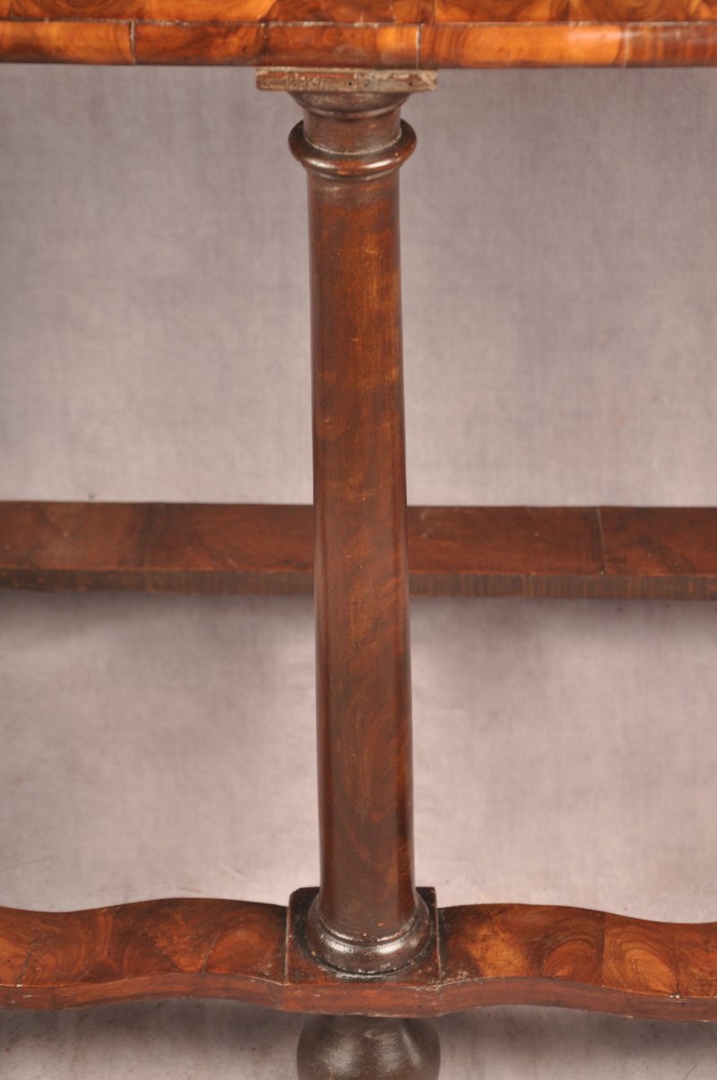 17th Century Olive Wood Oyster Cabinet - Image 18