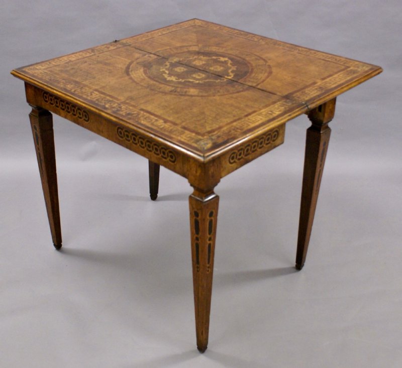 A Rare 18th Century Italian Inlaid Games Table - Image 3