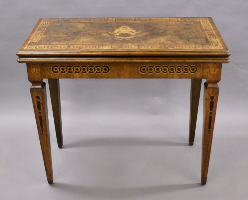 A Rare 18th Century Italian Inlaid Games Table - Image 4