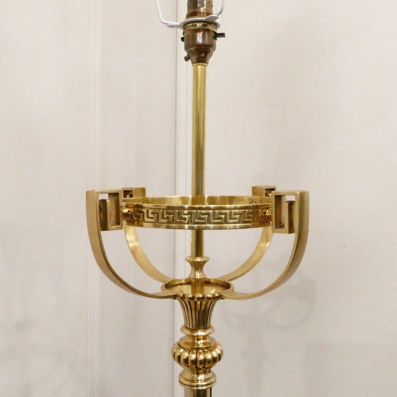 Victorian Brass Floor Lamp - Image 2
