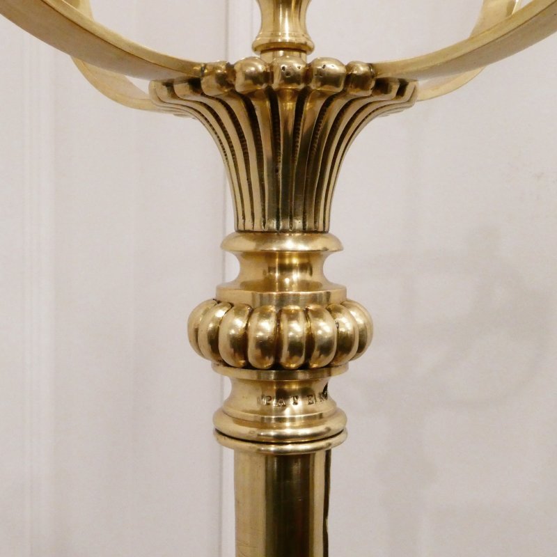 Victorian Brass Floor Lamp - Image 4