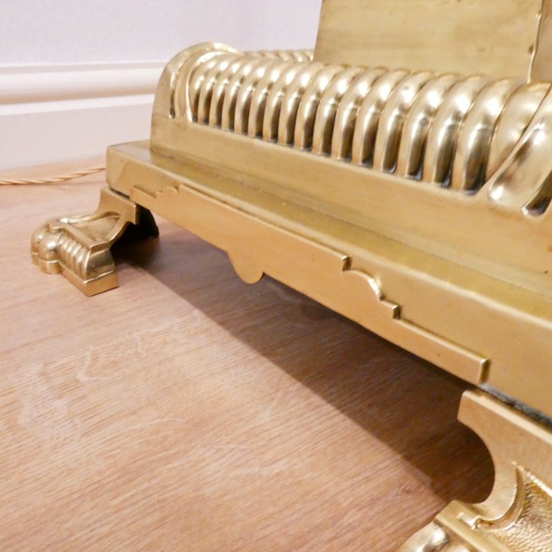 Victorian Brass Floor Lamp - Image 10