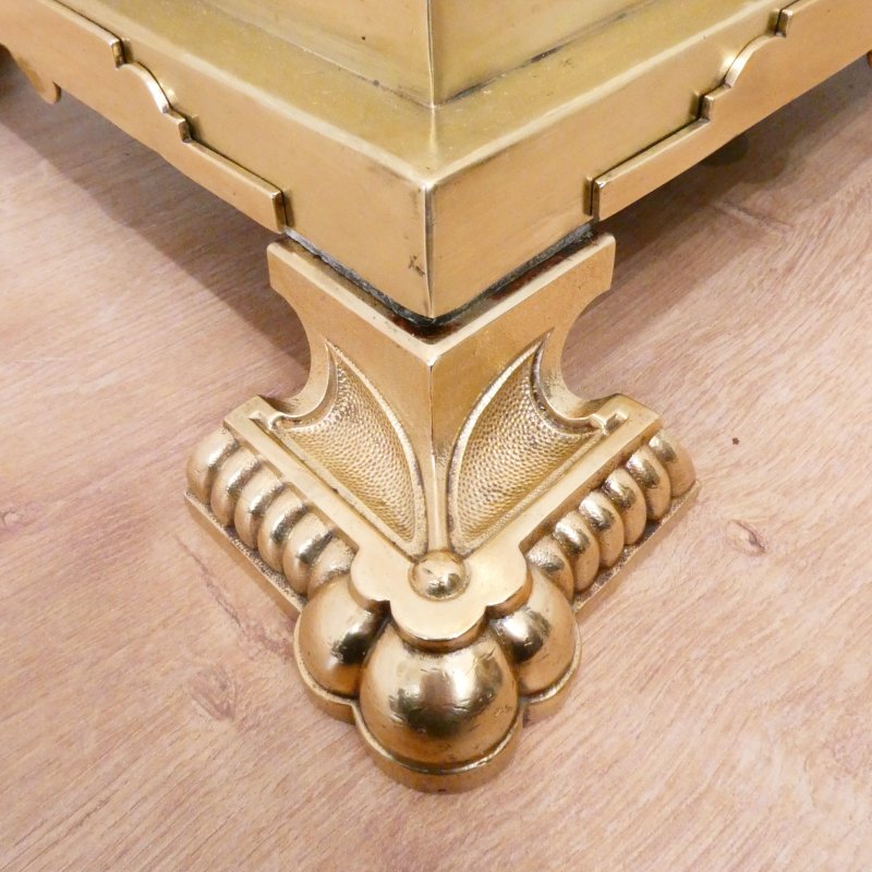 Victorian Brass Floor Lamp - Image 7
