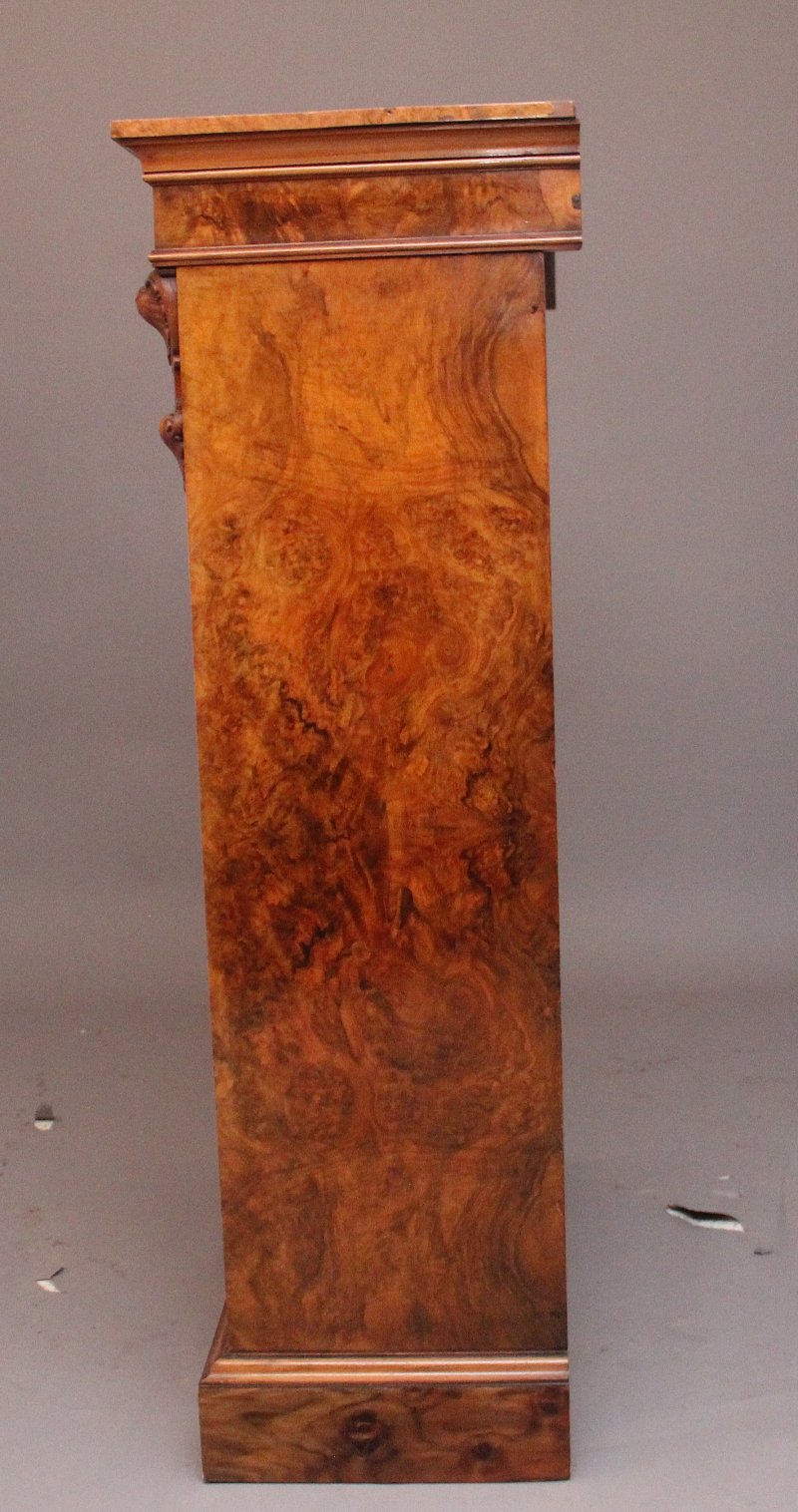 A superb quality 19th Century burr walnut cabinet - Image 2