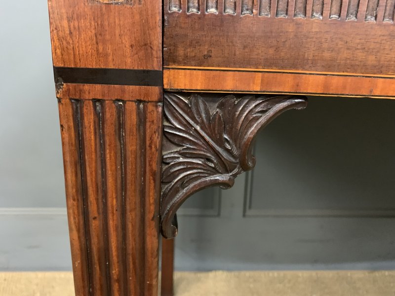 George III Serpentine Mahogany Serving Table - Image 6