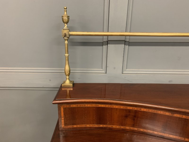 George III Serpentine Mahogany Serving Table - Image 11