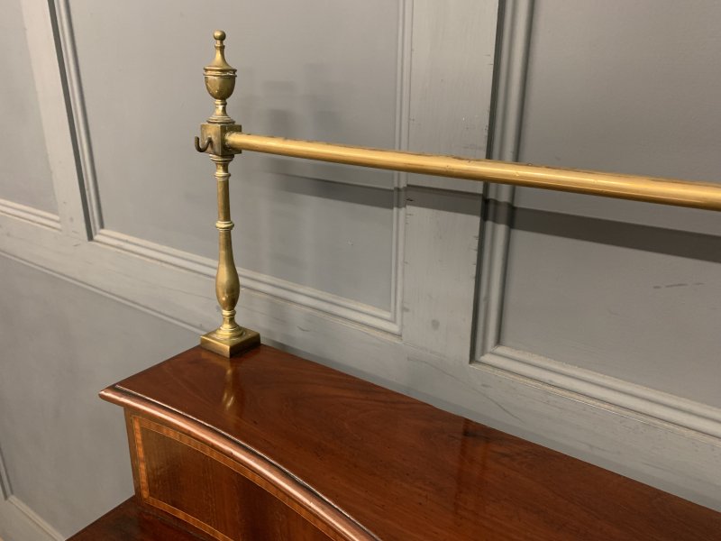 George III Serpentine Mahogany Serving Table - Image 12