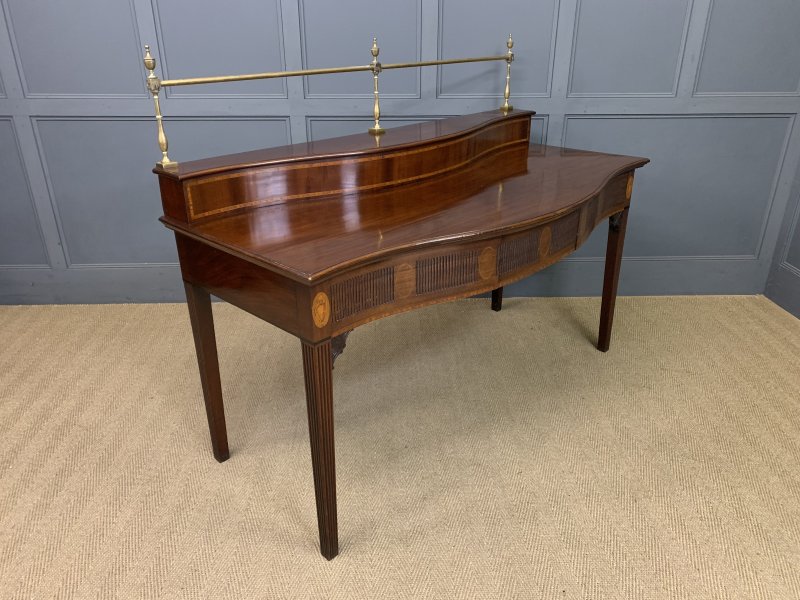 George III Serpentine Mahogany Serving Table - Image 18