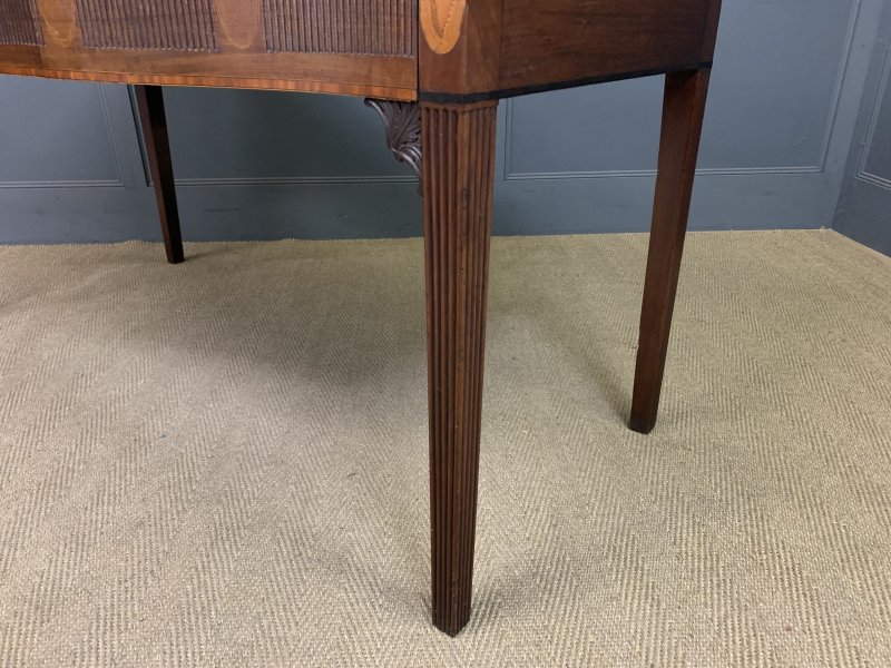 George III Serpentine Mahogany Serving Table - Image 21
