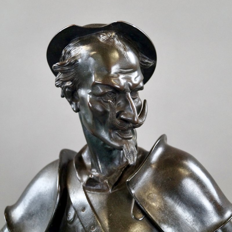 Bronze Figure Of Don Quixote By Machault - Image 2