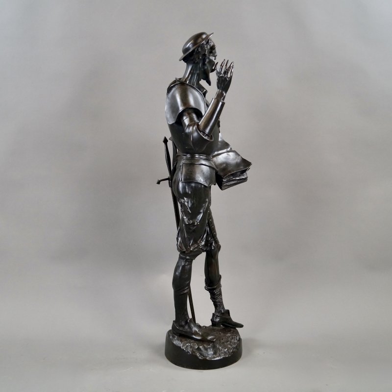 Bronze Figure Of Don Quixote By Machault - Image 4