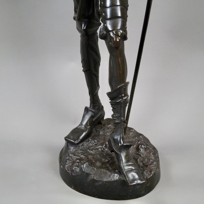 Bronze Figure Of Don Quixote By Machault - Image 7