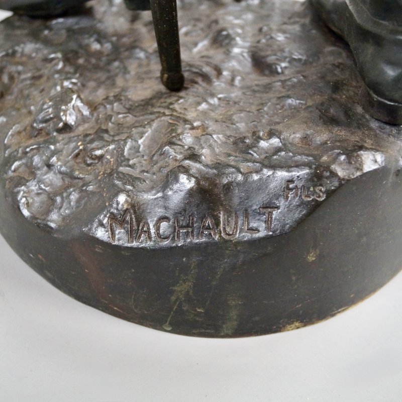 Bronze Figure Of Don Quixote By Machault - Image 8