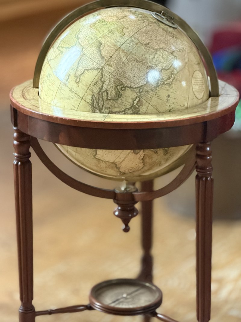 A Pair Of 15" Library Globes By G & J Cary - Image 3