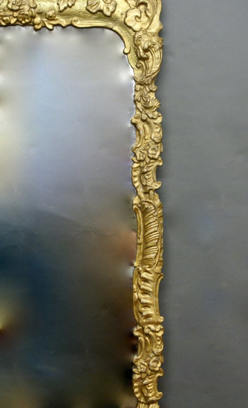 Late 18th C Gilt Frame Wall Mirror - Image 3